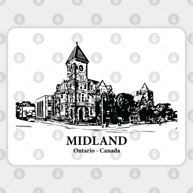 Midland - Ontario Magnet by Lakeric